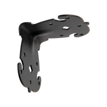 Corner Figus tundra , 90x90x80x2.1 reinforced, Black color 1 pc.-1