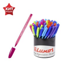Ballpoint handle Luxor Inkglide 100 ICY Blue, 0.7mm, Tripart, Assorted Corps 16700/50 TUB