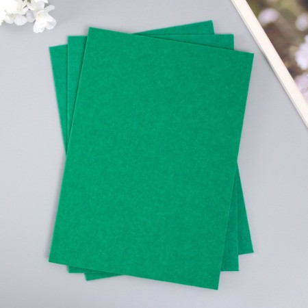 A set of hard felt "Astra" (3 pcs) Emerald, 3 mm, 20x30 cm-1