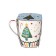 Porcelain mug in gift packaging of the share "New Year. Christmas tree ", 350 ml, white color
