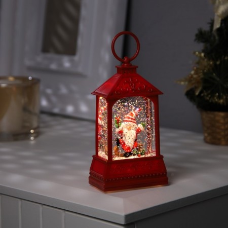 LED figure "Santa Claus" 7.5 × 13 × 4.3 cm, plastic, batteries AAAX2 (not in the kit), glow warm white