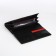 Women's wallet on a magnet, black color