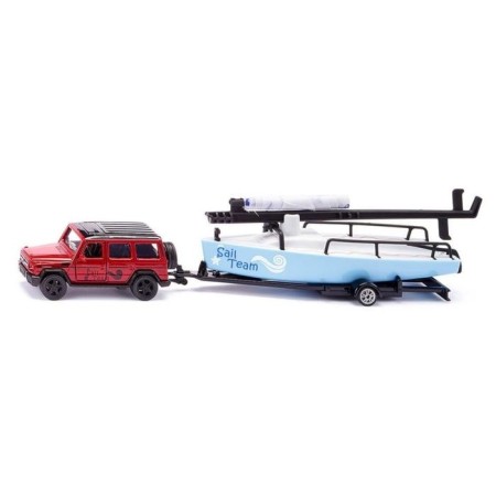 Mercedes-AMG G65 machine model with sailboat-1