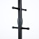 Floor hanger "Comfort" (VK6/h), 60 × 60 × 180 cm, black color