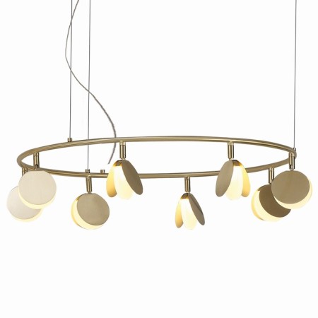 Suspended chandelier Mantra Shell, Led, 6360lm, 3000k, 300 mm, gold color-2