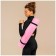 Fitness and yoga mat, 183x61x0.6 cm, gray/pink color