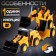 The loader robot, inertial, is transformed in a collision