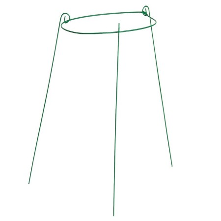 Builder, d = 33 cm, h = 65 cm, leg d = 0.3 cm, metal, green, trenogo, Greengo