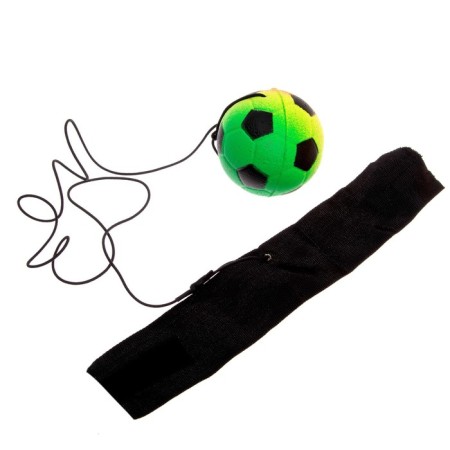 The ball "Jumping", soft, 6 cm, on the elastic band-2