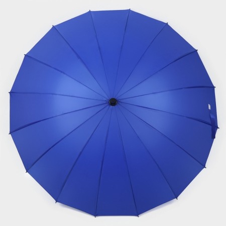Umbrella - semi -automatic cane "plain", 16 spokes, r = 46 cm, color mix-7