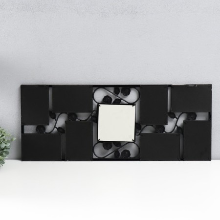 Photo frame in 8 photos 10x15 cm "roses" black 65.5x31 cm-2