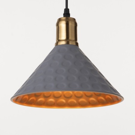 Bayerlux lamp "Cheka" E27 40W Gray-gold 24x24x17-117 cm-2
