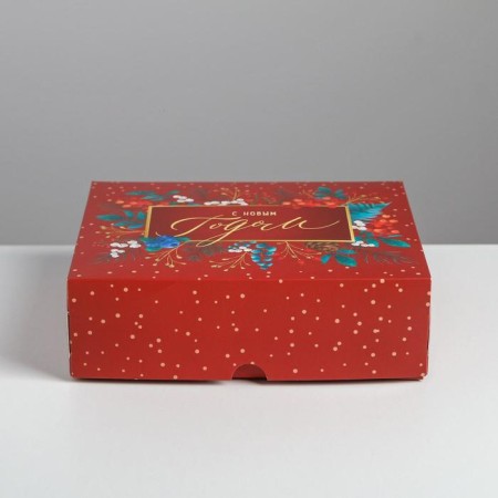 Packaging for confectionery "New Year", 20 x 17 x 6 cm, New Year-1