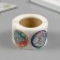 Stick Paper "Drawn New Year" d = 2.5 cm 252 pcs in the roll