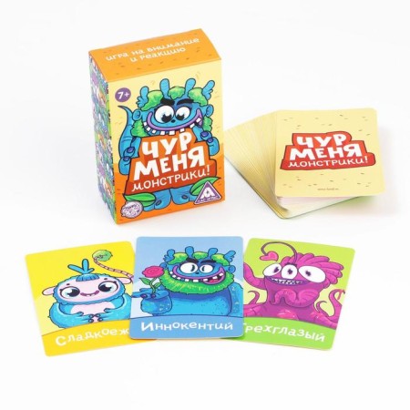 The board game to reaction and attention "Umo Momento 2B1", 216 cards, 7+-2
