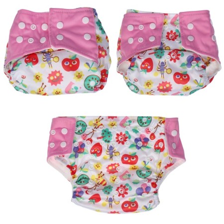 Reusable diaper "berry"-8