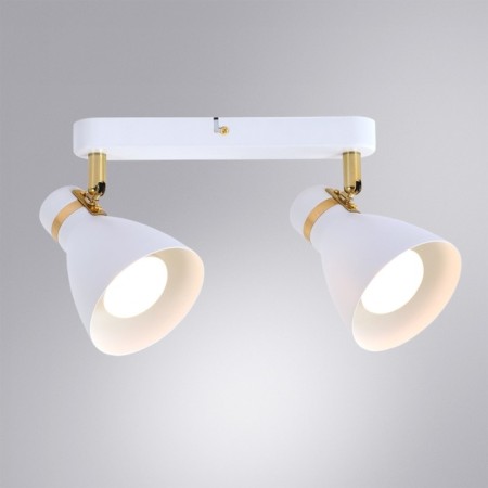Stitch Arte Lamp Fafnir A5047PL-2WH, E27, 2x40 W, 11x36x16 cm, white-2