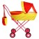 Puppet stroller No. 2, red-yellow color