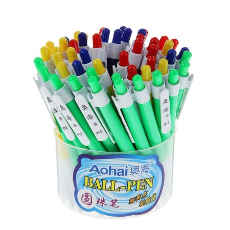 Automatic ballpoint handle "Profi", 0.5 mm, blue rod, mix-1