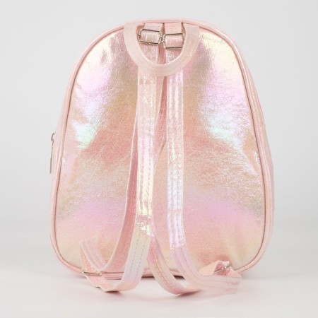 Baby backpack for girls with sparkles "Bunny"-2