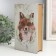 Safe Brush Todge to the leatherette "Fox with a bow" 21x13x5 cm