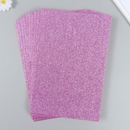 Glitter felt 20x30 cm 2 mm, pink