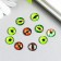 Decor for creativity Glass "Snake Eye" set 10 pcs