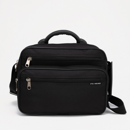 Male bag, rise, black color