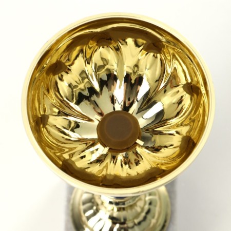 Cup 132C, award figure, gold, a stone stand, 21 × 7 × 6 cm.-7