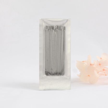 Sewing needles for beads No. 9, d = 0.7 mm, 25 pcs, HN-30-1