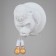 Sconces "gorilla" 3he27 40w white 51.5x51.5x32cm