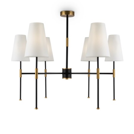 Caustra Freya Fr5196PL-06BBS TIDA, 630x630x630 mm, E14, 6x40W, black color and brass-1