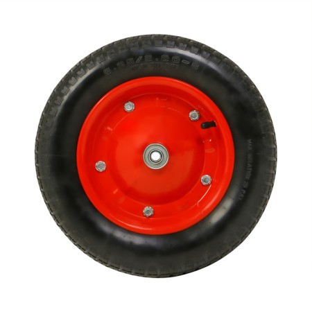 Pneumatic wheel, d = 360 mm, hub: diameter 16 mm, length 90 mm-5