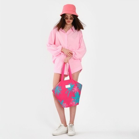 Bag Women's Beach "Palma" + Bikini Bag-12