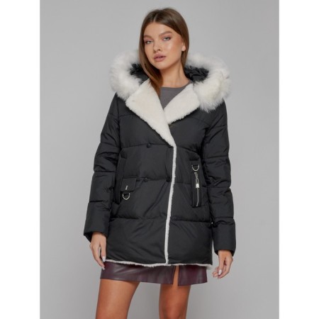 Winter jacket, size 44, black color-6