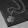 Piece "chain" tiger, silver color, 42 cm