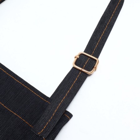 Apron for the master, denim, black color-9