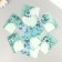 Cardboard "Flowers 09" set 10 pcs (5 types) 4x6 cm