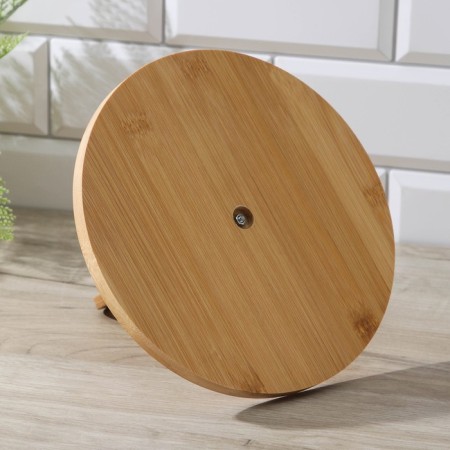 A set of ceramic saladates on a wooden stand “Estete. Petal ", 5 items: 90 ml, white color-4