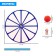Developing set of "visual-rhythmic circle"