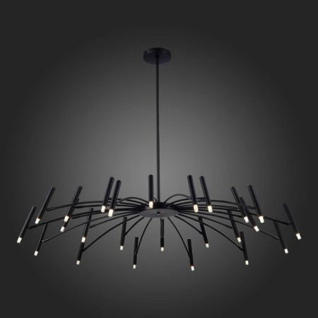 Ceiling lamp ST LUCE. SL1214.402.24. Spidey. 24x5 watts, G9, 4000k, 132x132x100 cm, black color-2