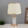 Table lamp "Crown" 1x40W E27 1x3W LED gold 23x23x43cm