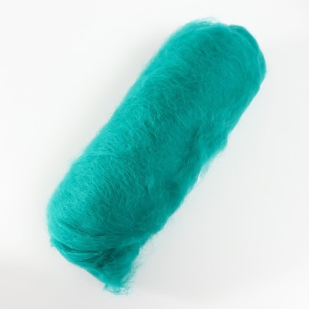 Fasting wool "cardoches" 100% half -toned wool 100g (041 emerald) mix-1