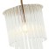 Suspended lamp Imposio 1xe14 40W, size 20x20x49-150 cm, bronze color