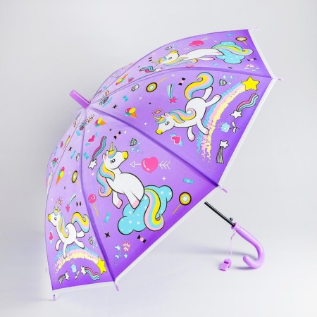 Children's umbrella "Unicorns" 82 × 82 × 66 cm, mix