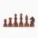 Chess Wooden Grandmaster, Tournament, King H-10.5 cm, Pig H-5.3 cm