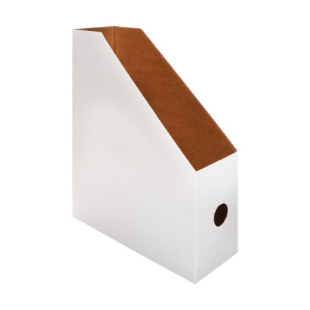 A4 storage, archive, calligrata, micro-frong cardboard, 100 mm, up to 900 l, white-1