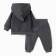 Costume: sweatshirt and pants crumb I Dino, height 80-86, dark gray