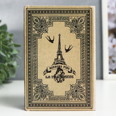 Broke Broke tree to the leatherette "Retro. Paris" 16x11x4.5 cm-1