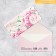 Money envelope "Happy Anniversary!" embossing, floral bouquet
